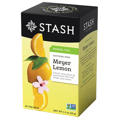 Stash Meyer Lemon Caffeine Free Herbal Tea (20 Pack)